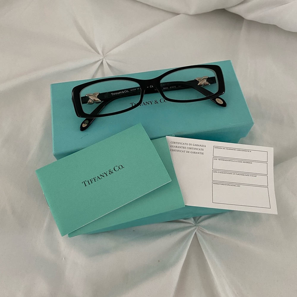 Tiffany & Co Black and Blue Eyeglasses